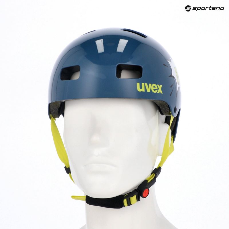 Kask dziecięcy UVEX Kid 3 stone blue pow 7
