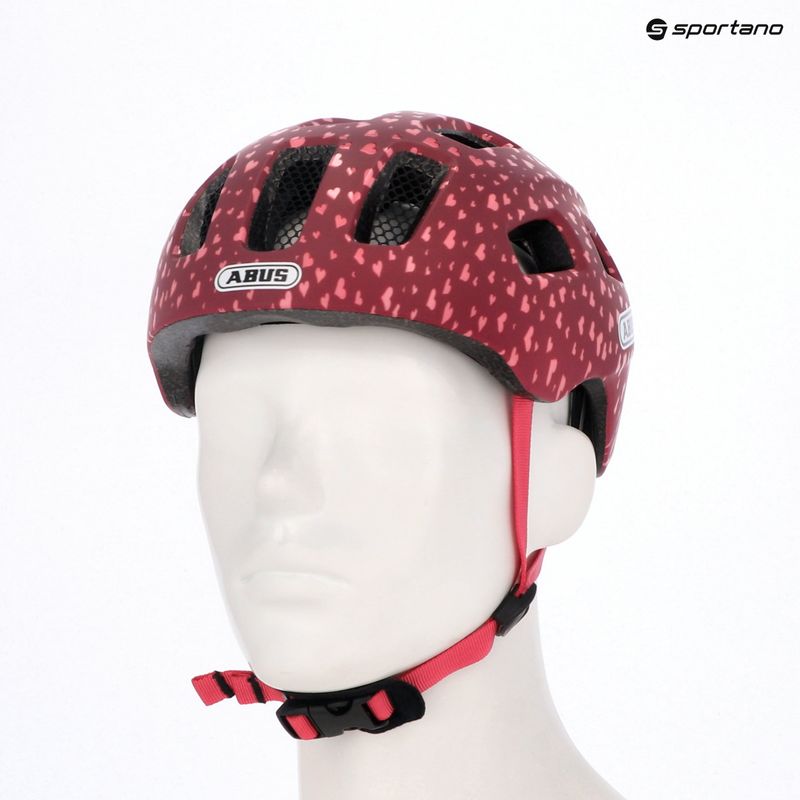 Kask rowerowy dziecięcy ABUS Youn-I 2.0 cherry heart 8