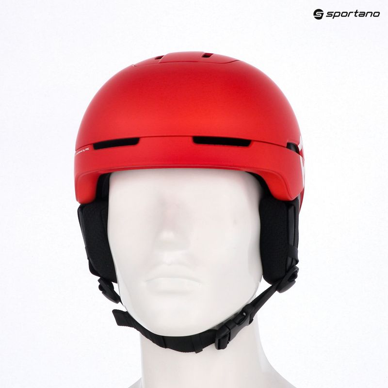 Kask narciarski POC Obex BC MIPS prismane red matt 6
