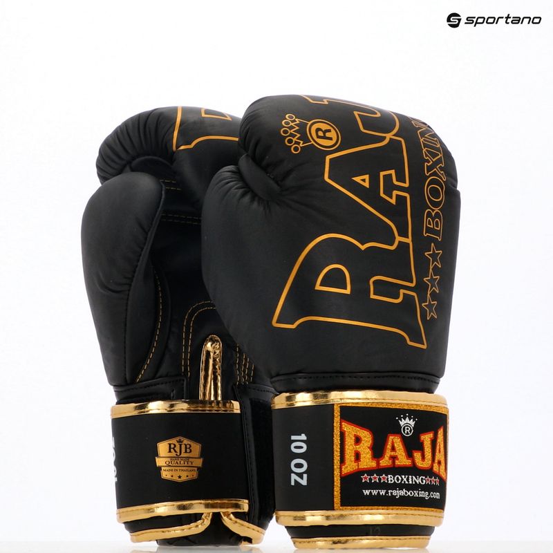 Rękawice bokserskie RAJA BOXING Origin Standard Genuine Leather black 9