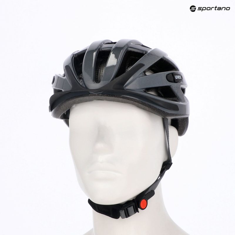Kask rowerowy UVEX Air Wing grey/black 7