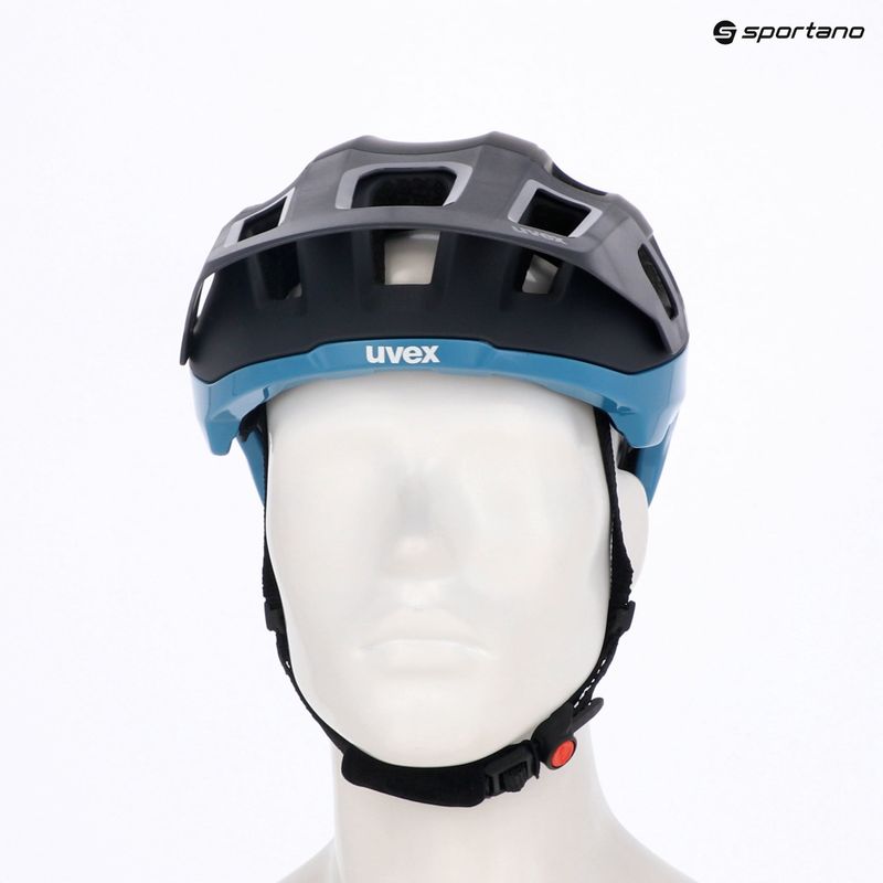 Kask rowerowy UVEX React deep space/azure matt 6