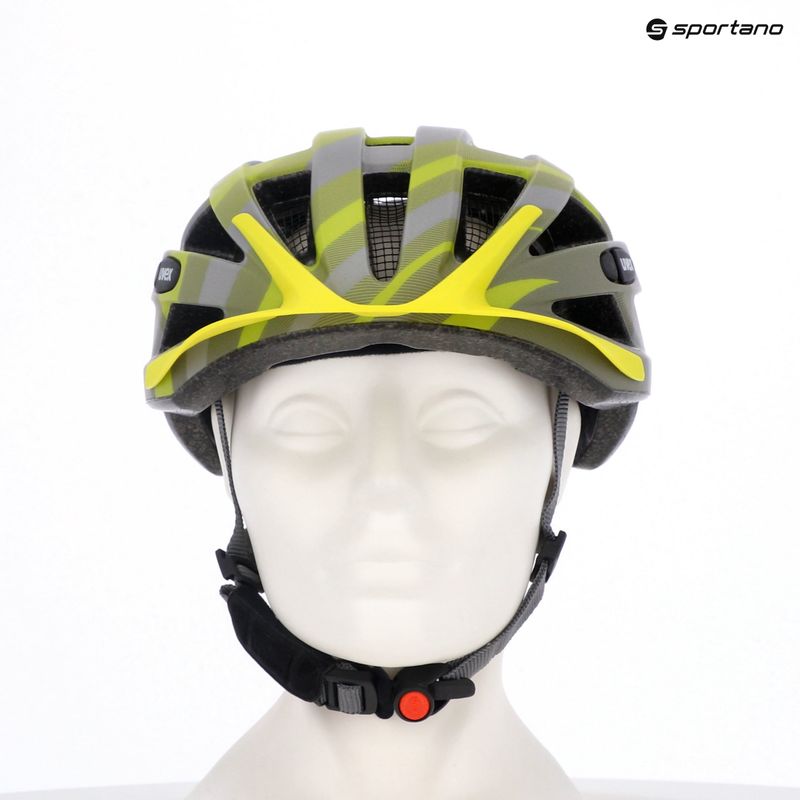 Kask rowerowy UVEX Air Wing CC grey/lime matt 7