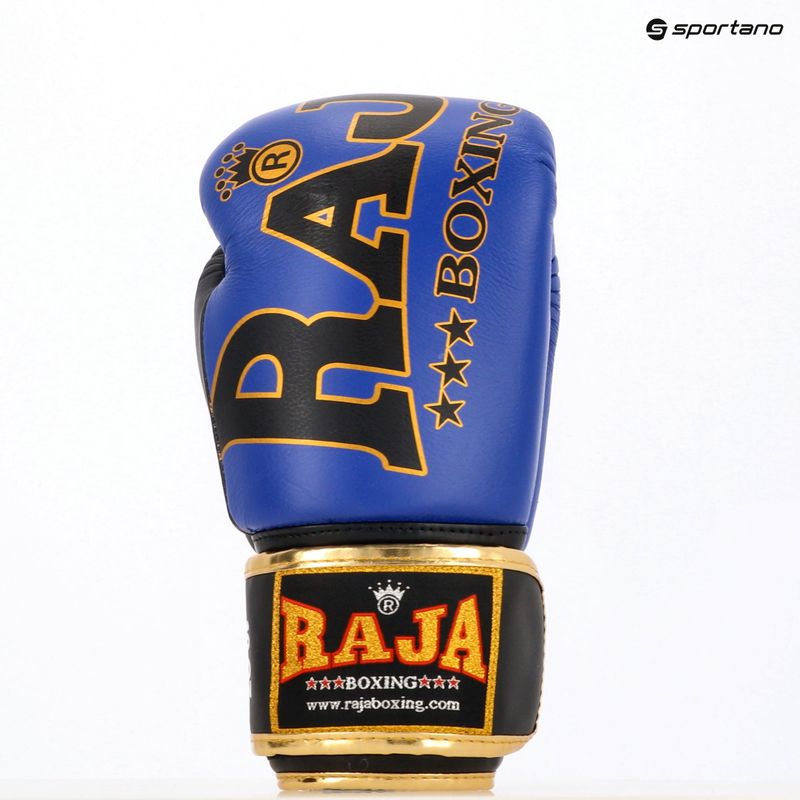 Rękawice bokserskie RAJA BOXING Origin Standard Genuine Leather blue 3