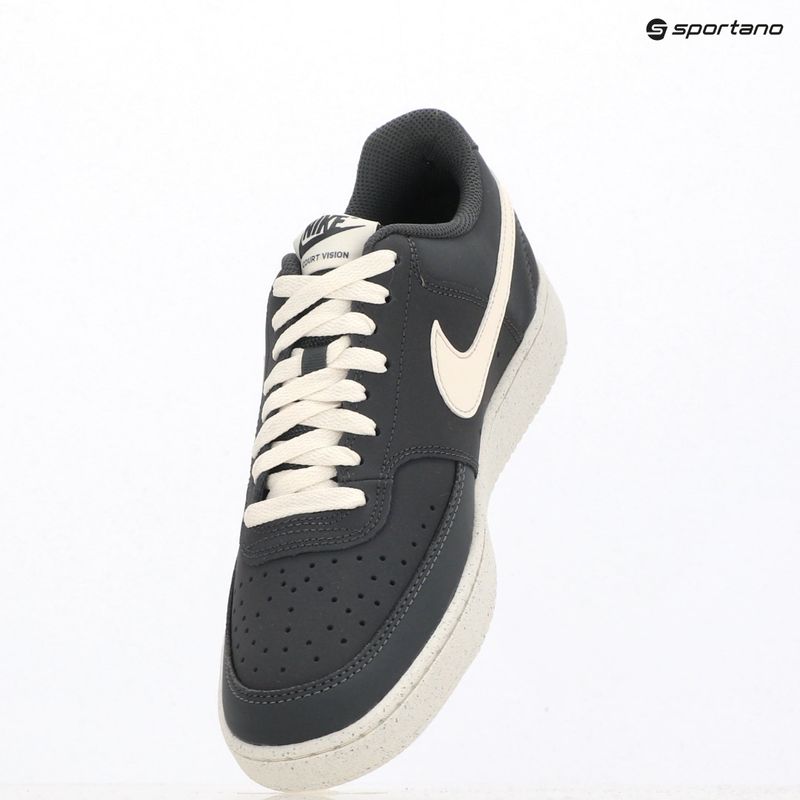 Buty męskie Nike Court Vision Low Premium anthracite/pale ivory 11