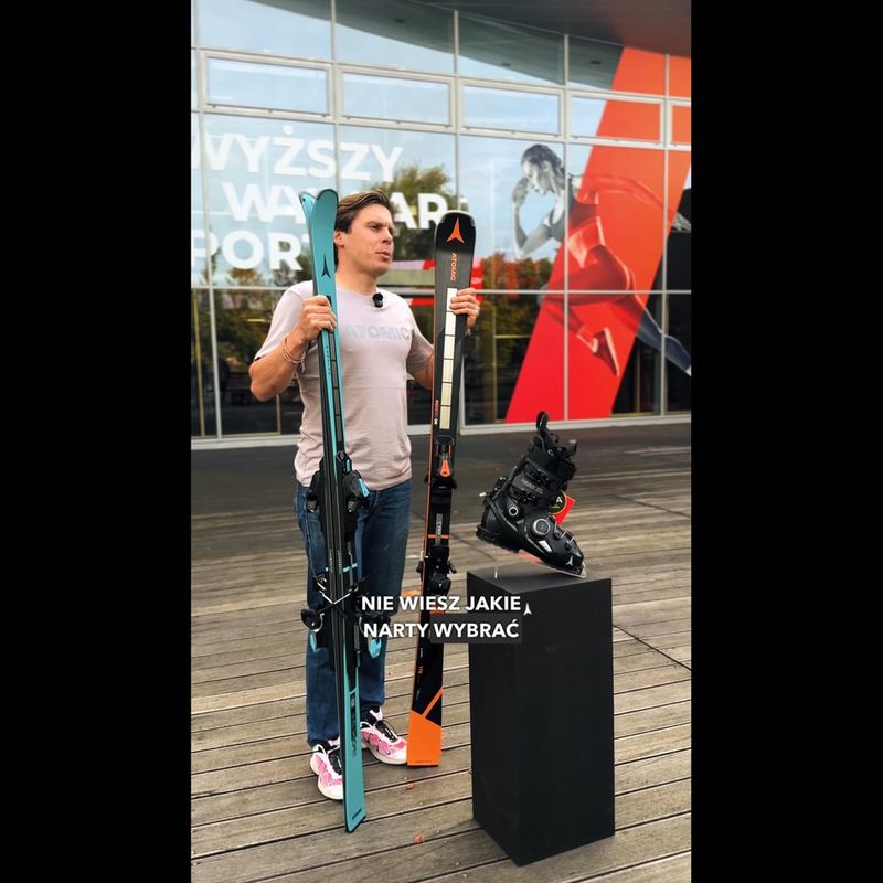 Narty zjazdowe Atomic Redster X9S Revoshock S + wiązania I12 GW teal tension 11