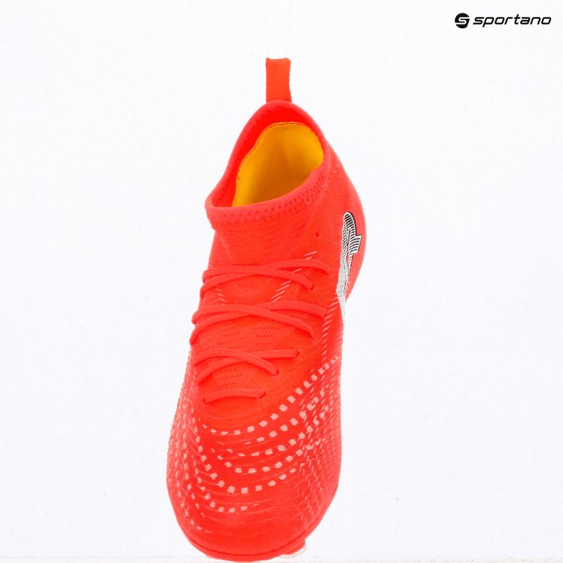 Buty piłkarskie dziecięce PUMA Future 9 Match FG/AG Jr glowing red/puma white/puma black/puma silver 9