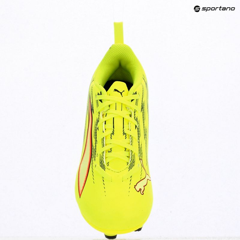 Buty piłkarskie dziecięce PUMA Ultra 6 Play FG/AG Jr yellow alert/puma black/glowing red/lime squeeze 12