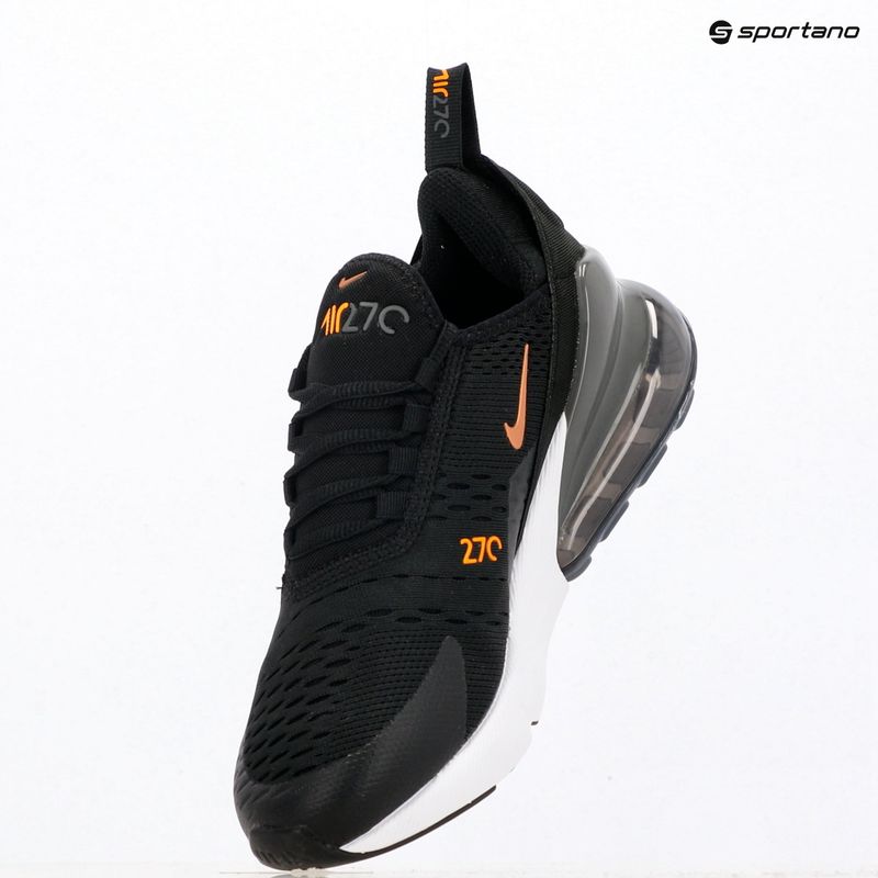 Buty Nike Air Max 270 black/laser orange/metallic copper 11