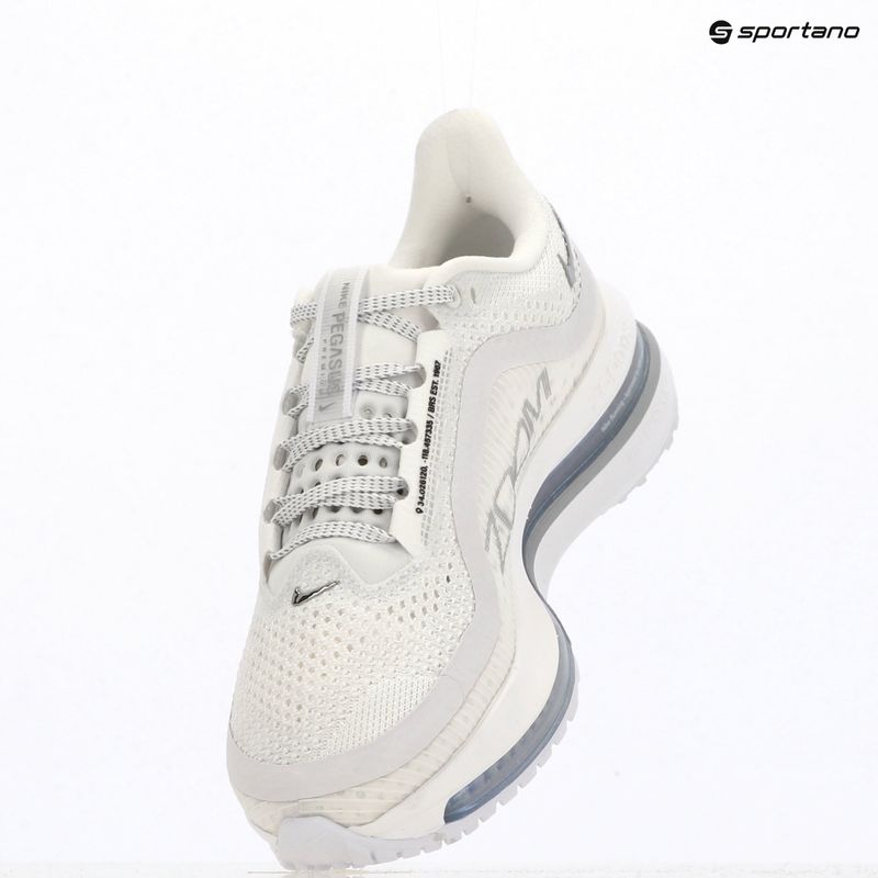 Buty do biegania damskie Nike Pegasus Premium white/metallic silver/metallic silver 15
