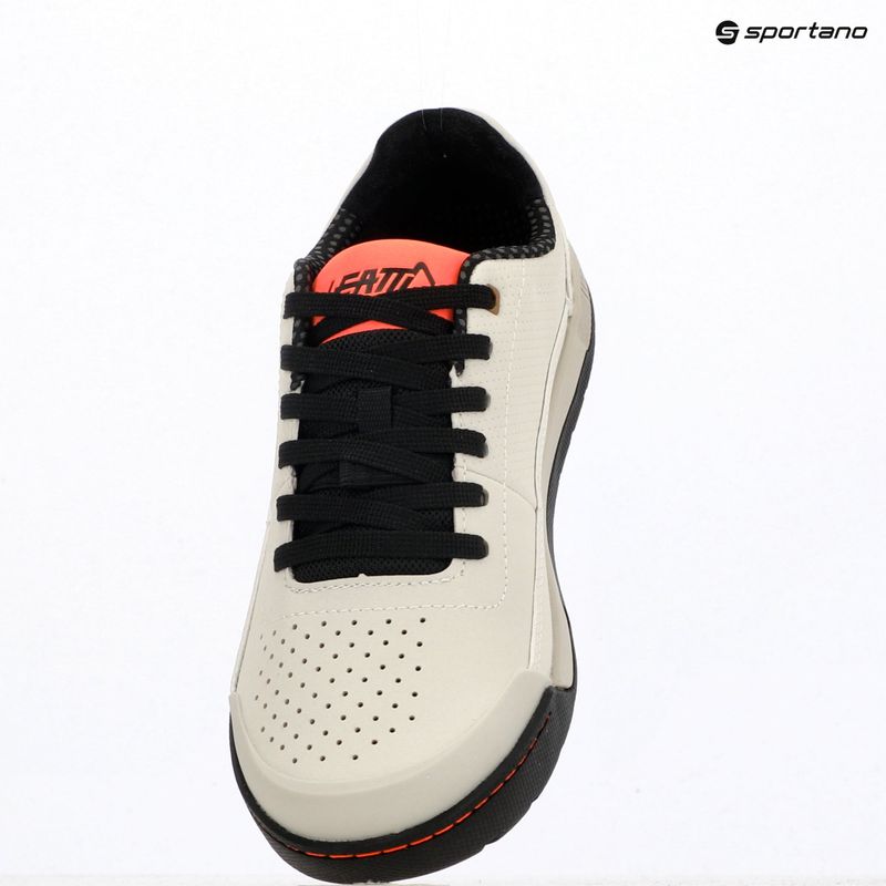 Buty rowerowe platformy męskie Leatt Flat 2.0 cream white 9