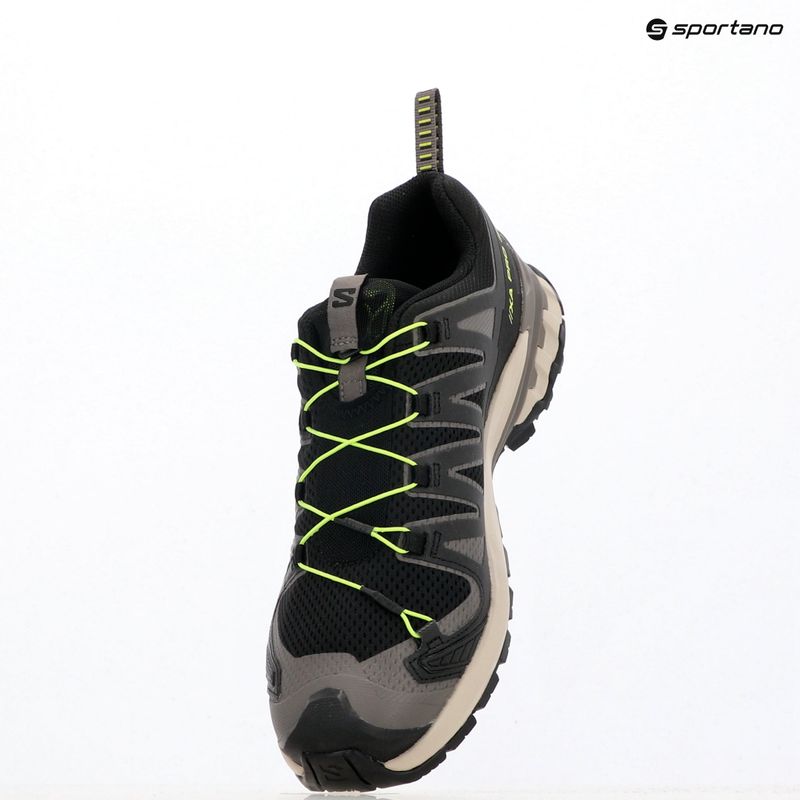 Buty do bieganie męskie Salomon XA Pro 3D V9 black/dark gull gray/acid lime 10