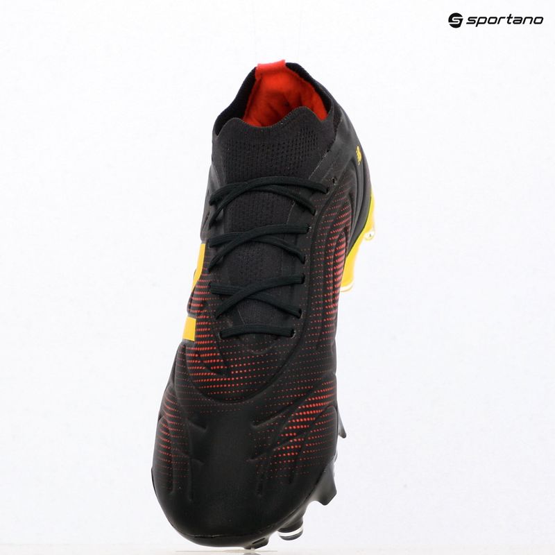 Buty piłkarskie New Balance Tekela Team Low V5 FG black 100/punch yellow/fire cracker 9