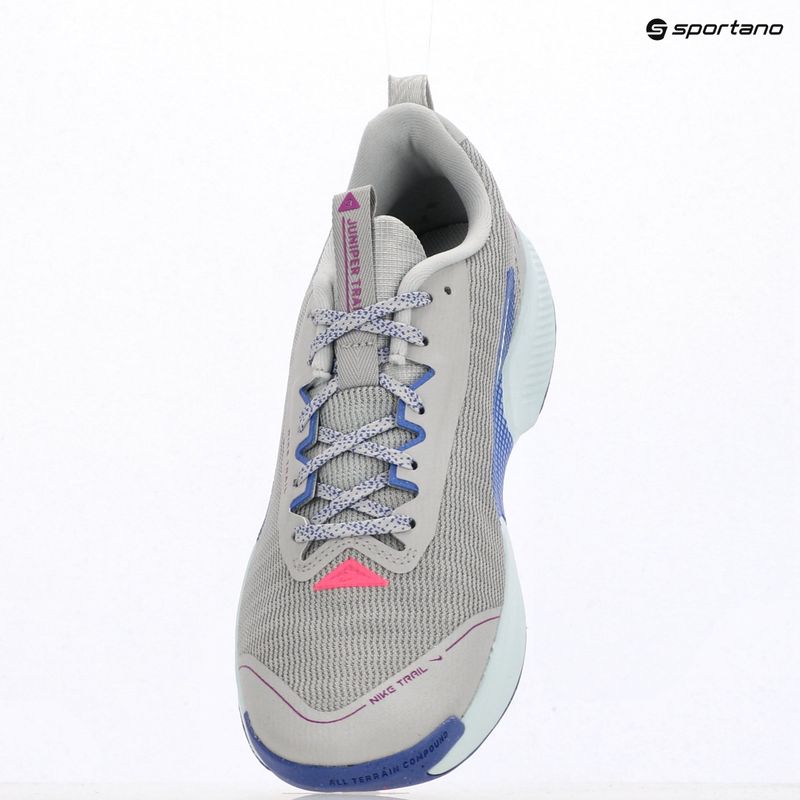 Buty do biegania damskie Nike Juniper Trail 3 grey fog/sapphire/glacier blue 11