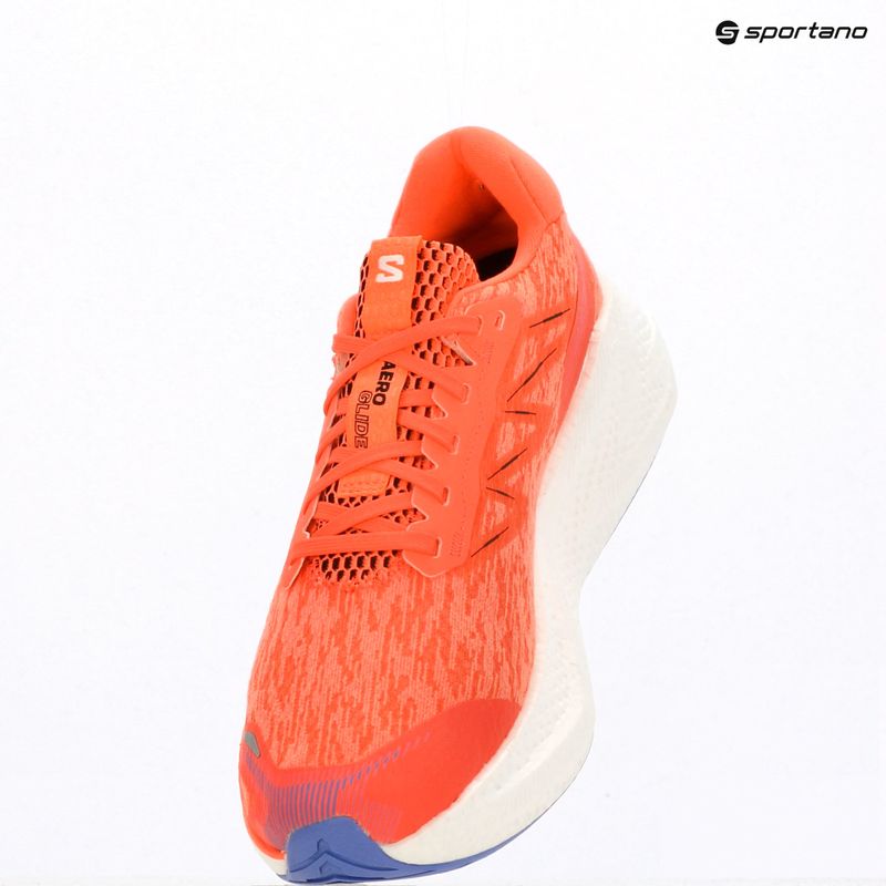 Buty do biegania męskie Salomon Aero Glide 4 neon flame/white/persia 12