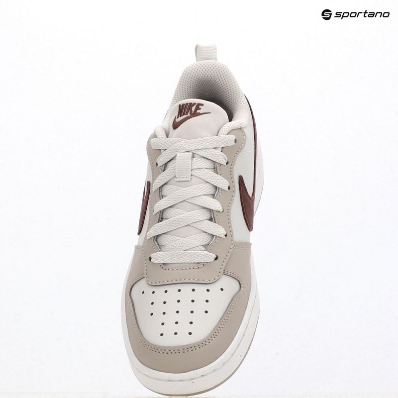 Buty dziecięce Nike Court Borough Low Essential+ vast grey/moon particle/white/tattoo 9