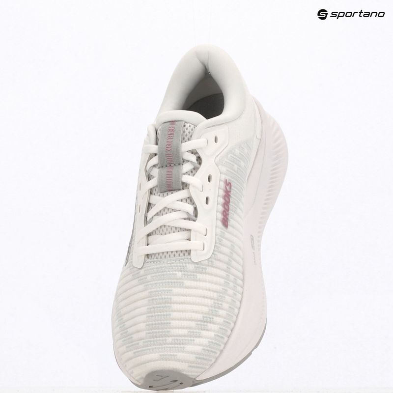 Buty do biegania damskie Brooks Revel Max white/harbor mist/metallic 10