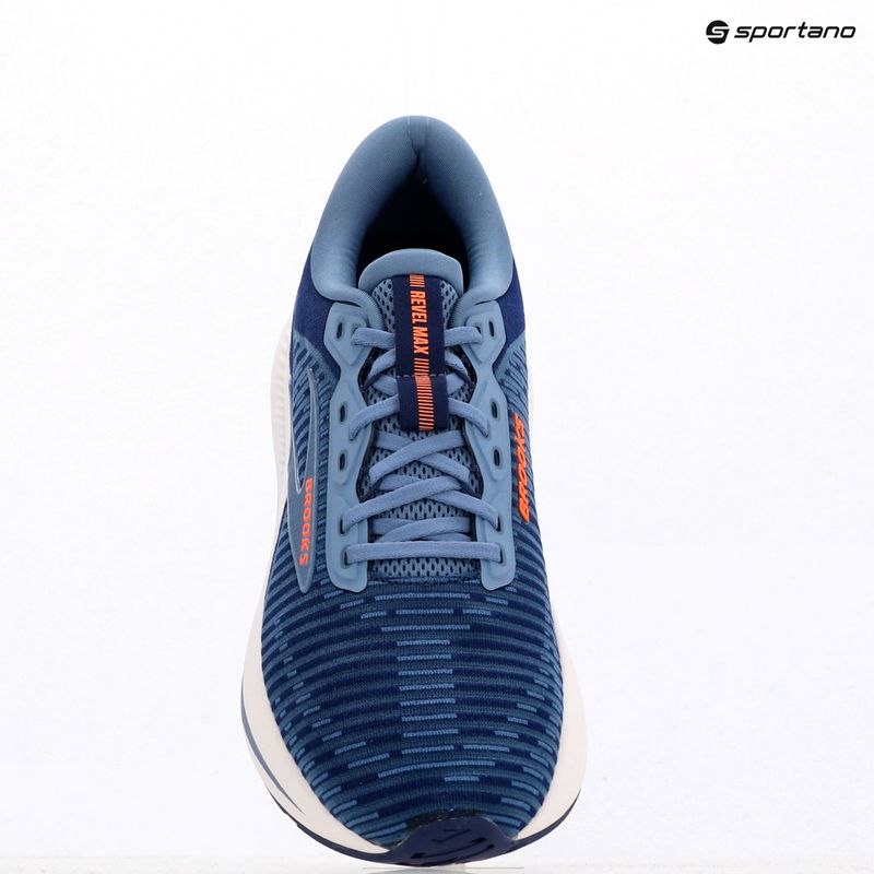 Buty do biegania męskie Brooks Revel Max beacon blue/moonlight/orange 10