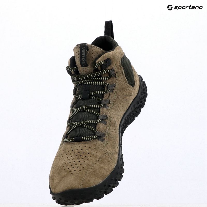 Buty barefoot męskie Merrell Wrapt Mid WP olive/black 9