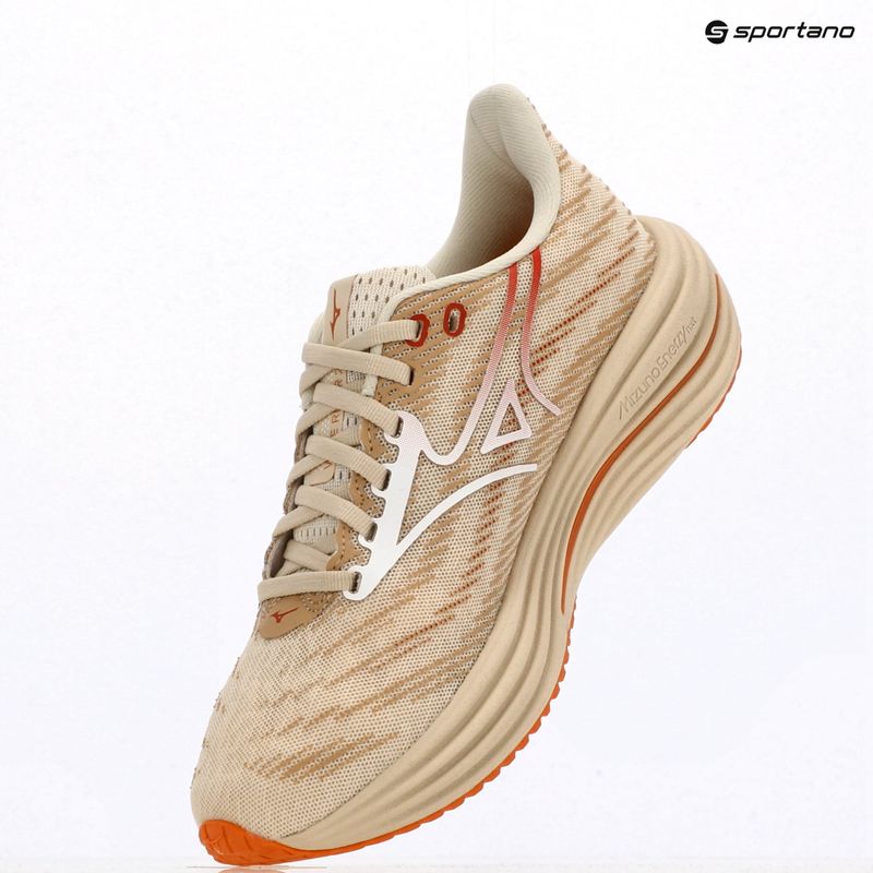 Buty do biegania damskie Mizuno Wave Rider 29 summer sand/white/autumn sunset 9