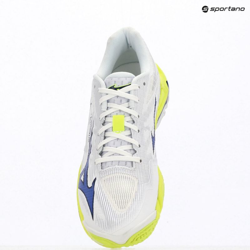 Buty do siatkówki Mizuno Wave Lightning Elite white/lighting yellow/dazzling blue 9