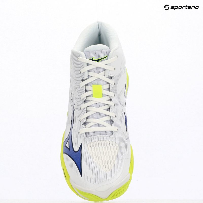 Buty do siatkówki Mizuno Wave Lightning Elite Mid white/lighting yellow/dazzling blue 9