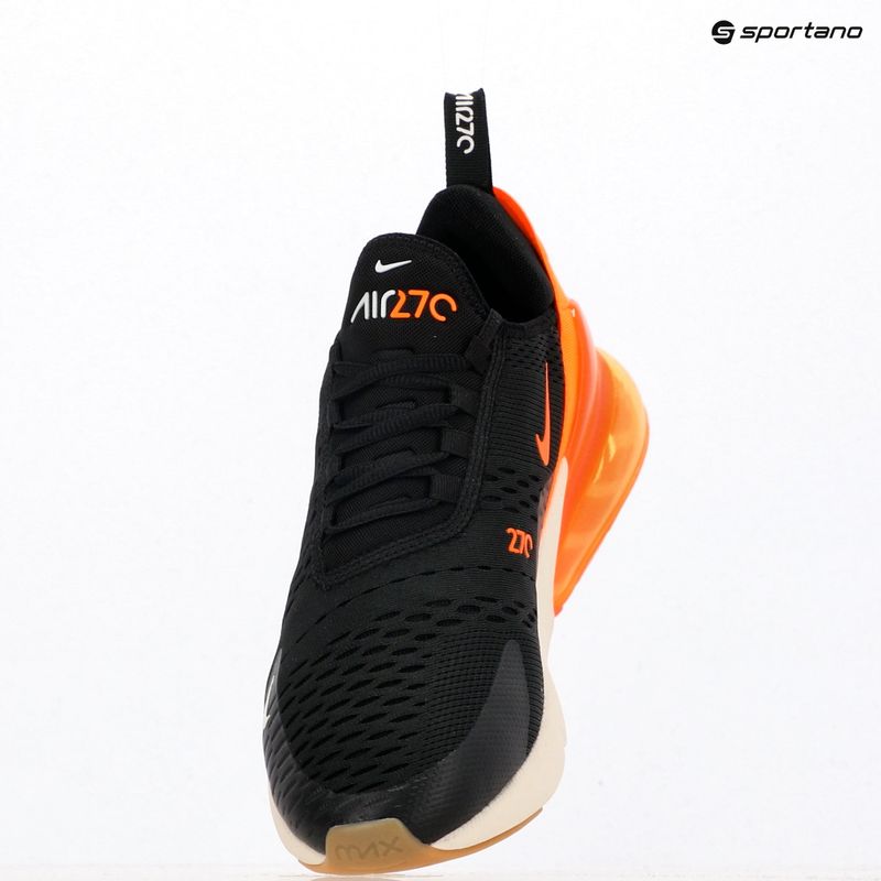 Buty męskie Nike Air Max 270 black/bright crimson/total orange 9