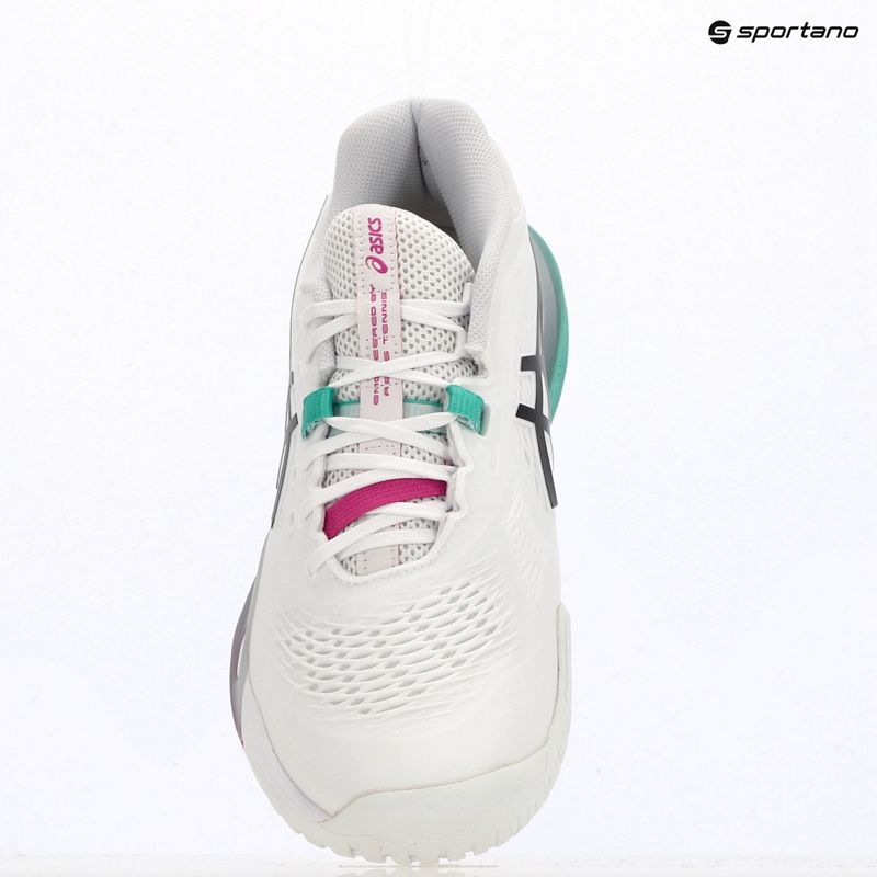 Buty do tenisa męskie ASICS Gel-Resolution X white/aurora green 9