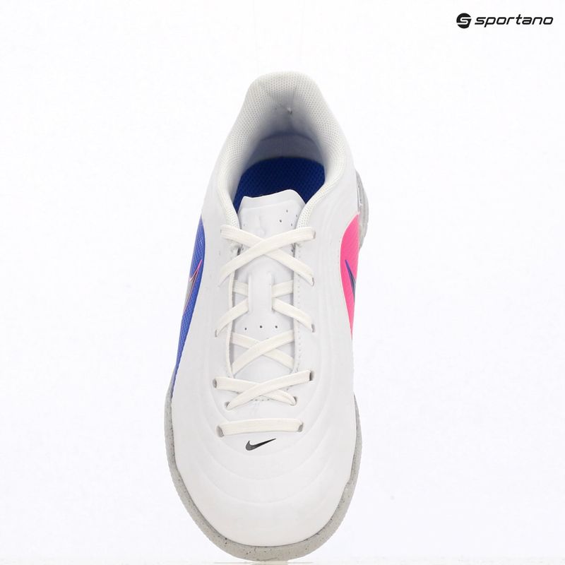 Buty piłkarskie dziecięce Nike Tiempo Maestro Club Jr IC white/racer blue/pink blast/black 10