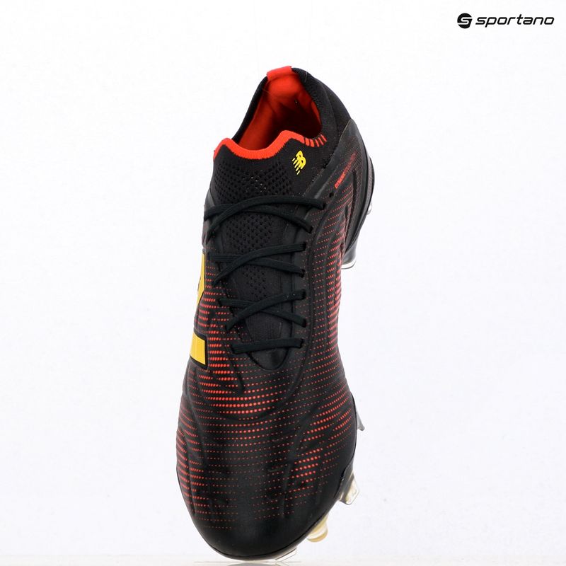 Buty piłkarskie New Balance Tekela Elite Low V5 FG black 100/punch yellow/fire cracker 9