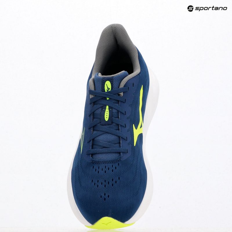 Buty do biegania męskie Mizuno Revolt 4 estate blue/lightning yellow 14