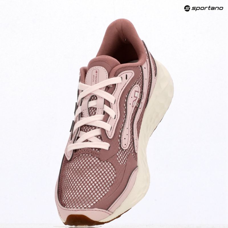 Buty do biegania damskie New Balance Fresh Foam Arishi V4 pink salt/rosewood/sea salt 9