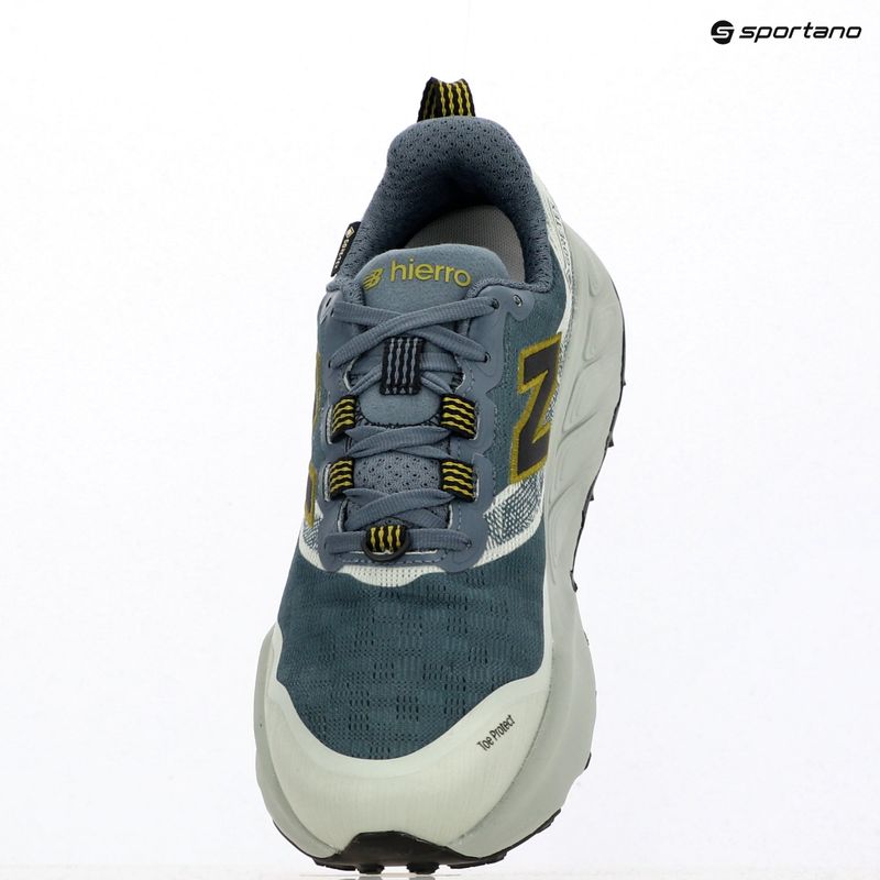Buty do biegania męskie New Balance Fresh Foam Hierro V9 Gore-Tex shadow blue/sea moss 9