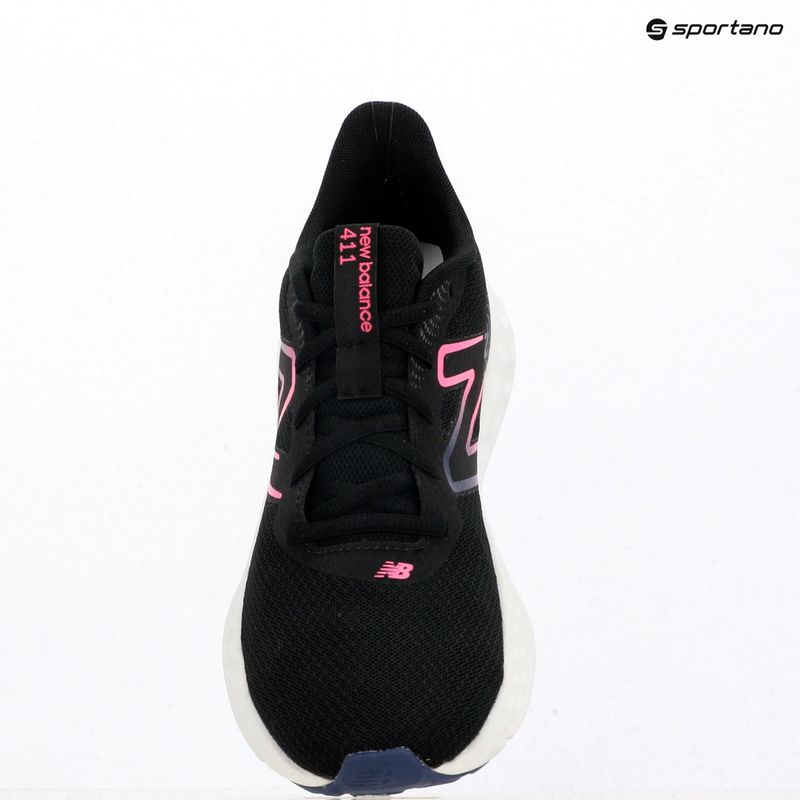 Buty do biegania damskie New Balance Fresh Foam 411's V3 black/real pink/blue oyster 9