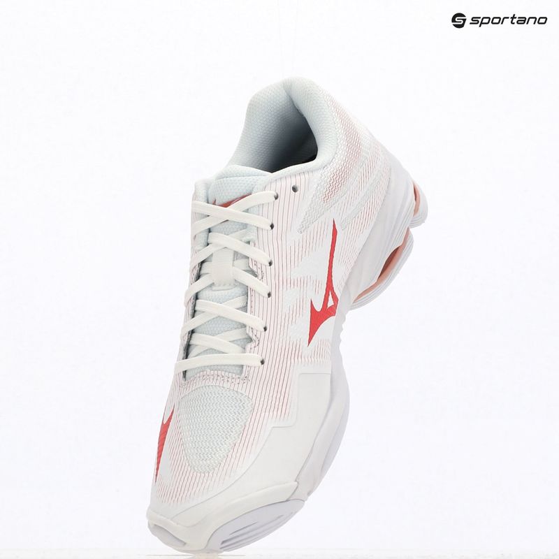 Buty do siatkówki damskie Mizuno Wave Lightning Pro white/rose elegance/lava falls 9