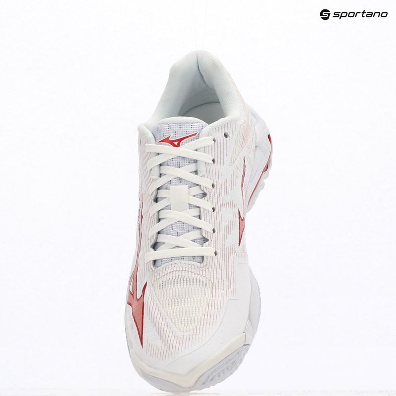Buty do siatkówki damskie Mizuno Wave Lightning Elite white/rose elegance/lava falls 12