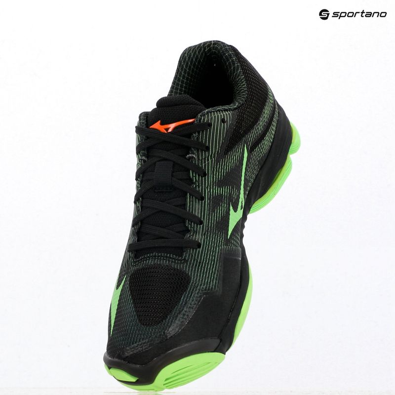 Buty do siatkówki Mizuno Wave Lightning Pro black/gloving apple/mandarin orange 9
