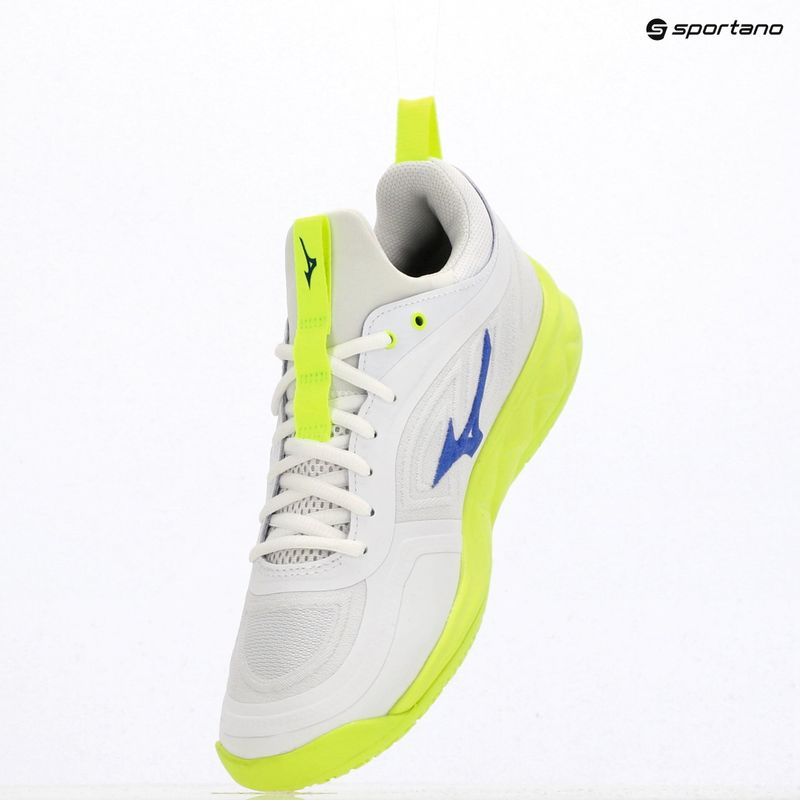 Buty do siatkówki Mizuno Wave Luminous 3 white/lightning yellow/dazzling blue 4