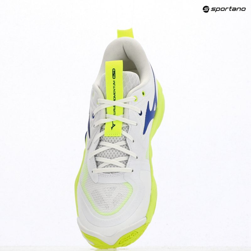 Buty do siatkówki Mizuno Wave Momentum Elite white/lightning yellow/dazzling blue 9