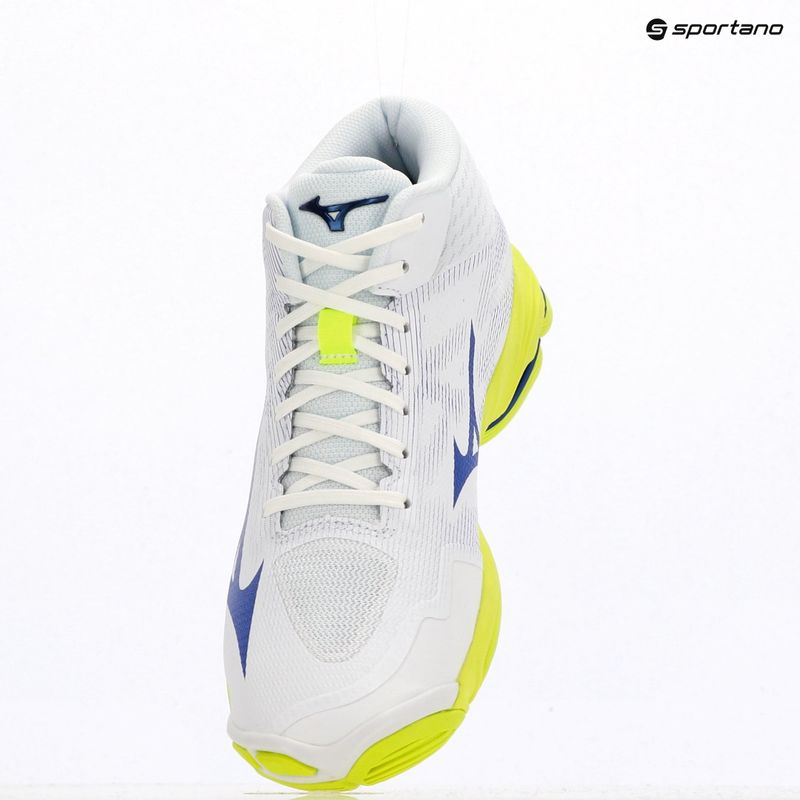 Buty do siatkówki Mizuno Wave Lightning Pro Mid white/lighting yellow/dazzling blue 9