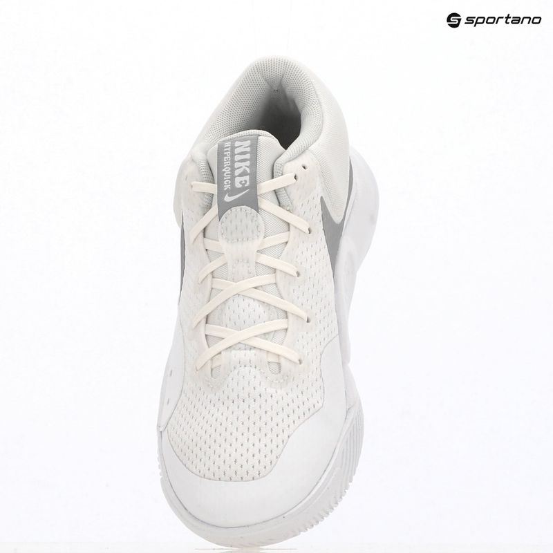 Buty do siatkówki Nike Hyperquick Court Flight white/photon dust/metallic silver 9