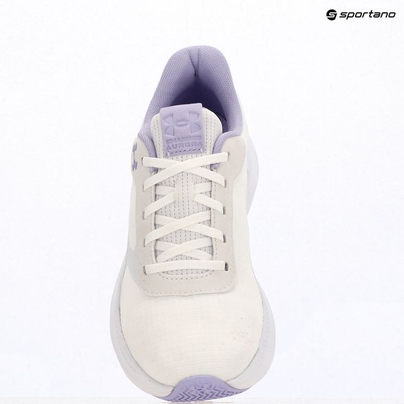 Buty treningowe damskie Under Armour Aurora 3 white/white/purple crest 9