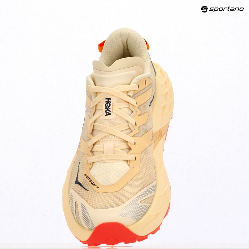 Buty do biegania damskie HOKA Speedgoat 7 vintage yellow/neon flame 8