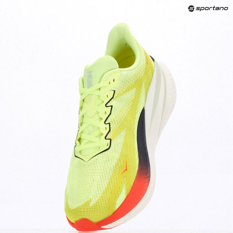 Buty do biegania męskie HOKA Mach X 3 Wide neon yuzu/squid ink 9