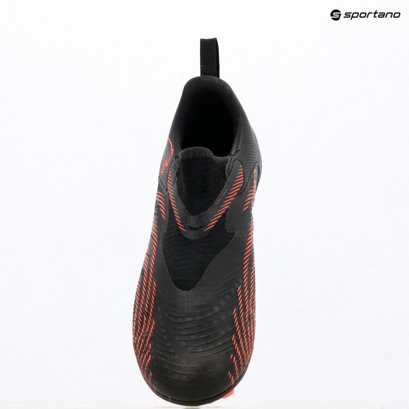 Buty piłkarskie dziecięce PUMA Future 9 Match LL FG/AG Jr puma black/glowing red/strong grey 11