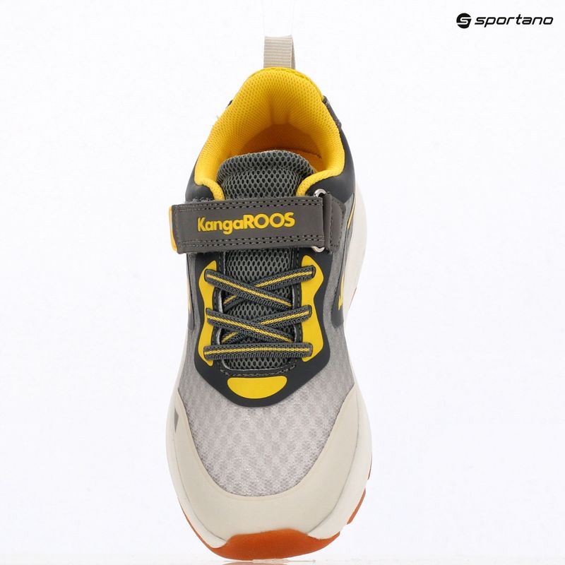 Buty dziecięce KangaROOS KB-Pang EV vapor grey/neon yellow 9