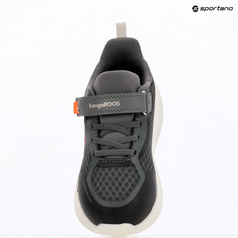 Buty dziecięce KangaROOS K-RDI Pebble EV steel grey/neon orange 11