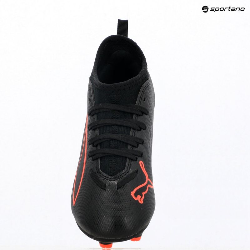 Buty piłkarskie dziecięce PUMA Ultra 6 Match FG/AG Jr puma black/puma red 9