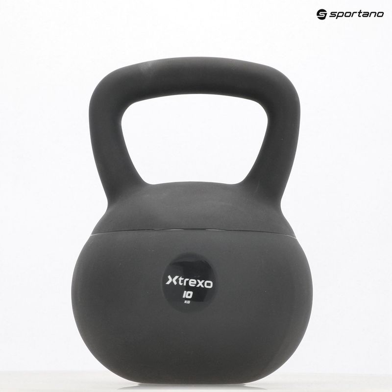 Kettlebell SOFT XTREXO 10 kg szary 9