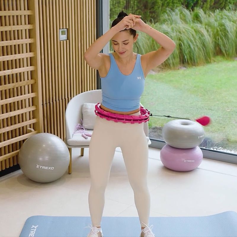 Hula hop z obciążeniem XTREXO TXO-B4Z036-VT fioletowy 11